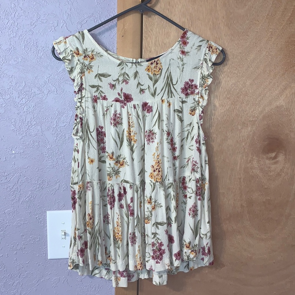 American Eagle Floral Tank Top